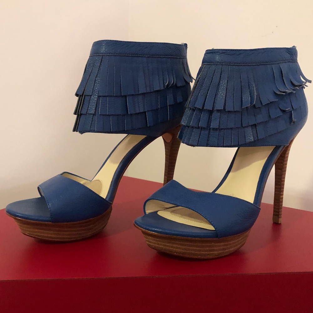 Velvet Angels Leather Fringe QUEEN Stilleos 38.5